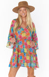 Viola Mini Dress- Bright Floral Soiree-Dresses-Show Me Your Mumu-Max & Riley