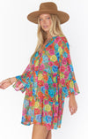 Viola Mini Dress- Bright Floral Soiree-Dresses-Show Me Your Mumu-Max & Riley