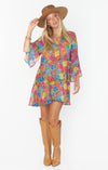Viola Mini Dress- Bright Floral Soiree-Dresses-Show Me Your Mumu-Max & Riley
