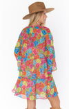 Viola Mini Dress- Bright Floral Soiree-Dresses-Show Me Your Mumu-Max & Riley