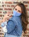 Solid Face Mask-Accessories-Masks by Jill and Ally-Fuschia-Max & Riley