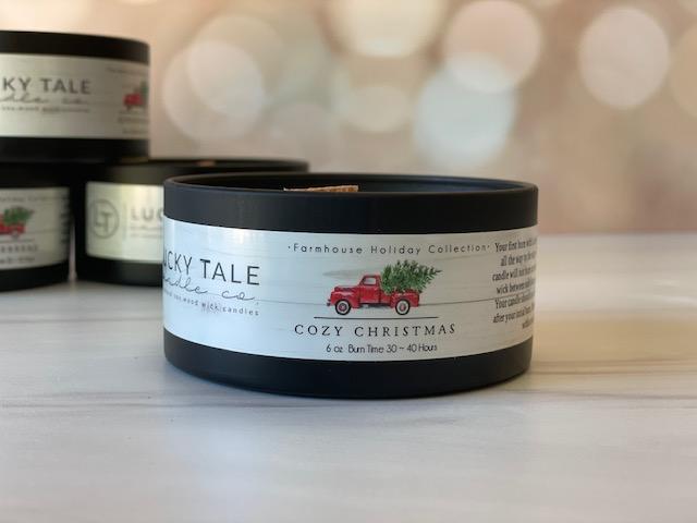 Cozy Christmas Candle 6 oz-Candle-Caron & Co Bath and Body-Max & Riley