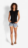 Simone Vintage Cotton Muscle Tee-Tops-Rachel Zoe-Max & Riley