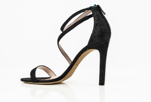 Serpentine Black Glitter-Shoes-SJP Collection-Max & Riley