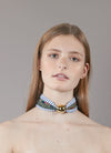 Kelly Scarf-Scarves-Tanya Taylor-Army/Cobalt-Max & Riley